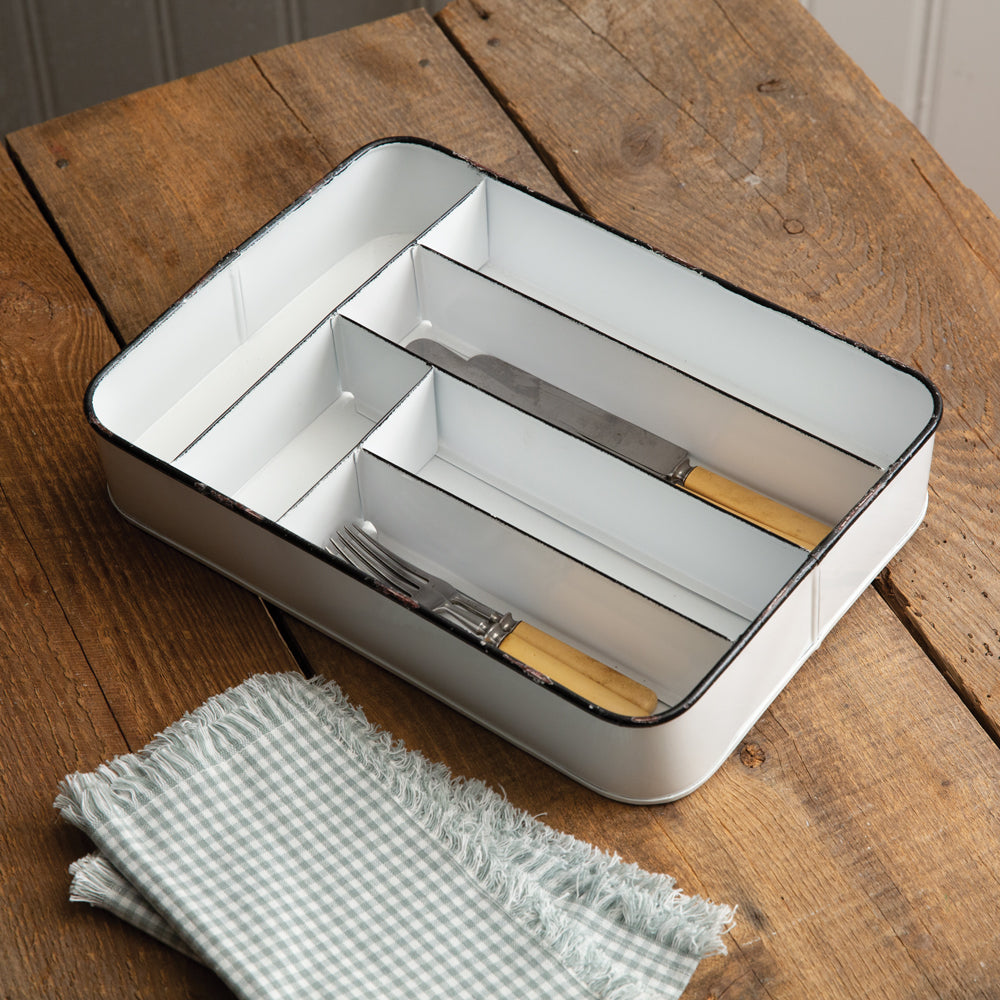 Farmhouse Cutlery Tray